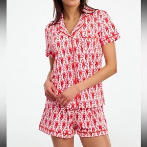 Roller Rabbit Monkey Short Set